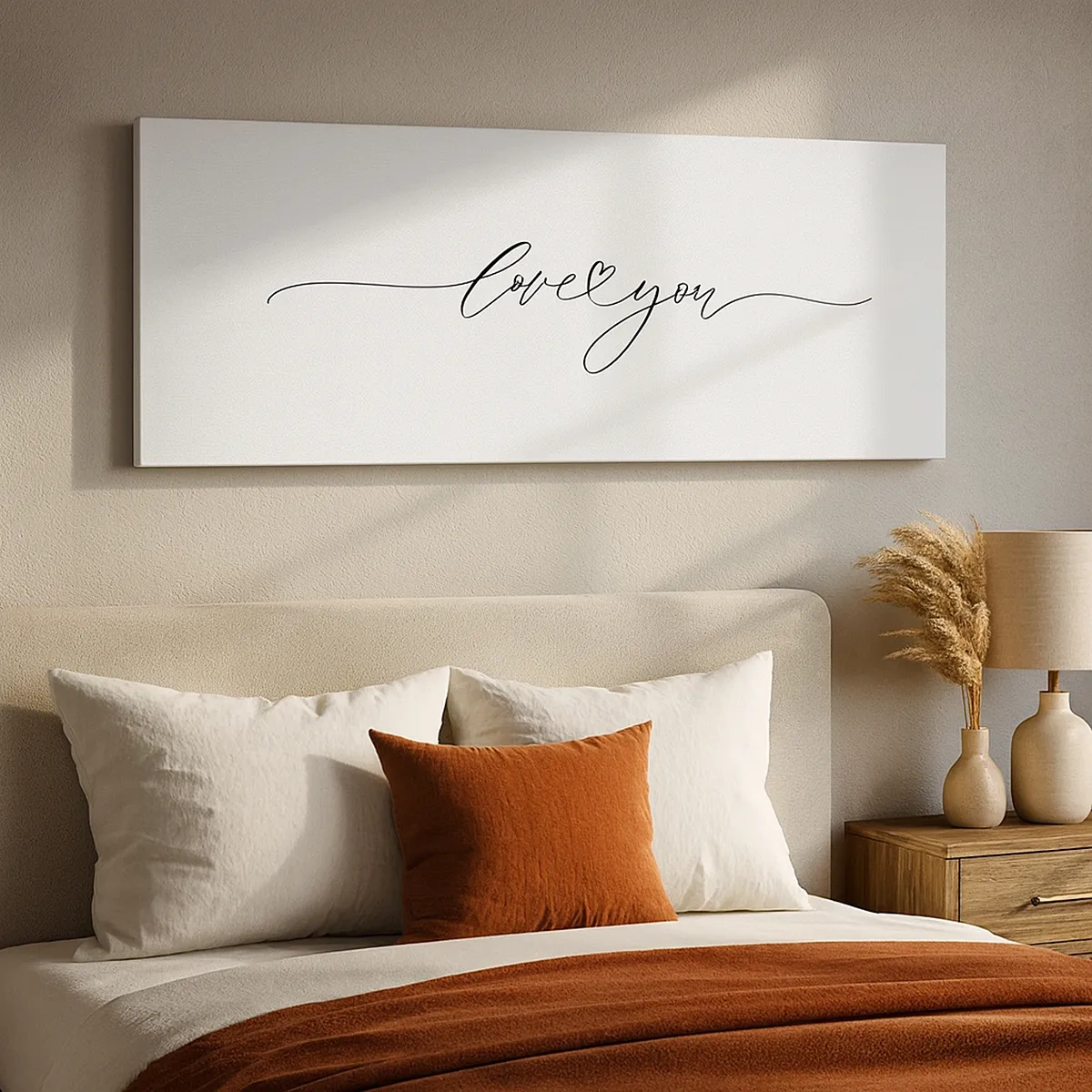 Tablou pe pânză - Negru pe alb - 30x30 cm