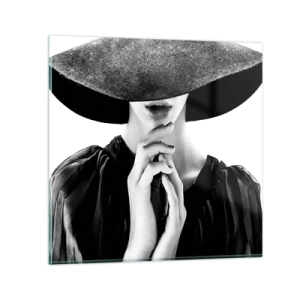 Tablou pe sticlă - Frumusețea ascunsă - 30x30 cm