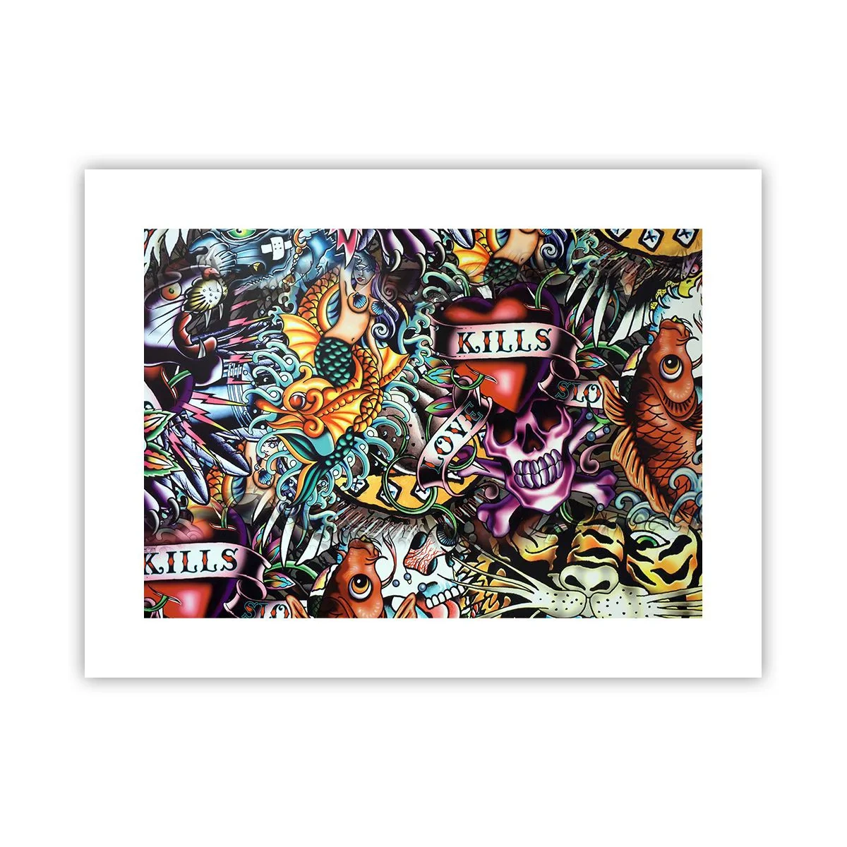 Poster - Visul unui artist tatuator - 40x30 cm