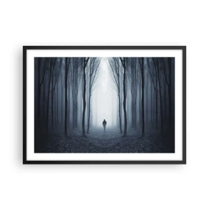 Poster în ramă neagră - Și totul este simplu și clar - 70x50 cm