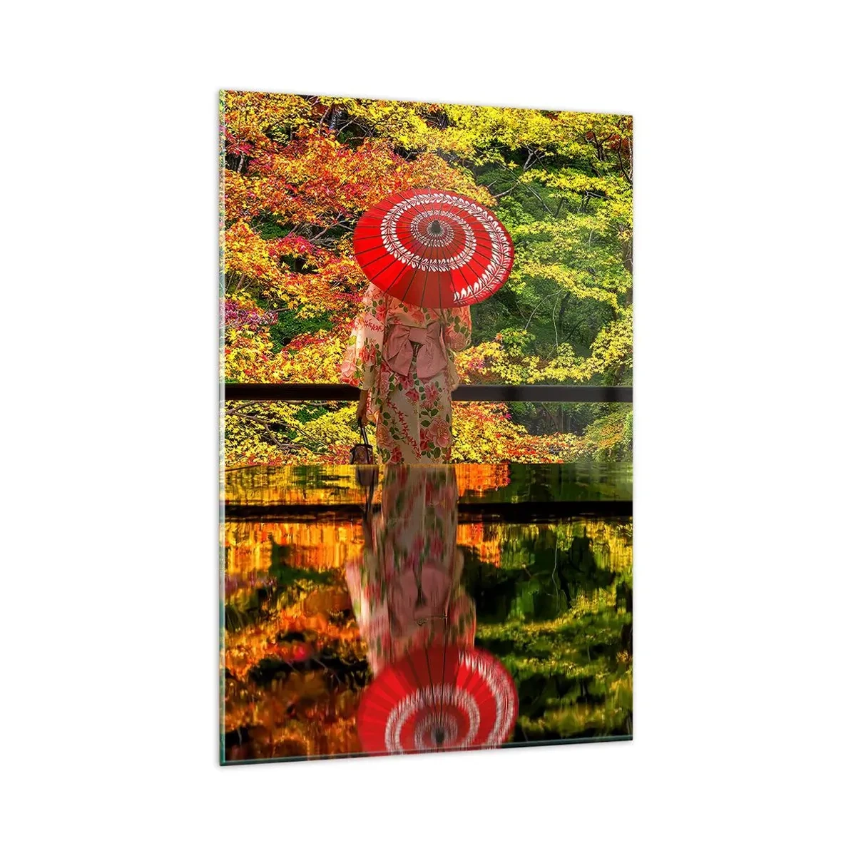 Tablou pe sticlă - În templul naturii - 80x120 cm