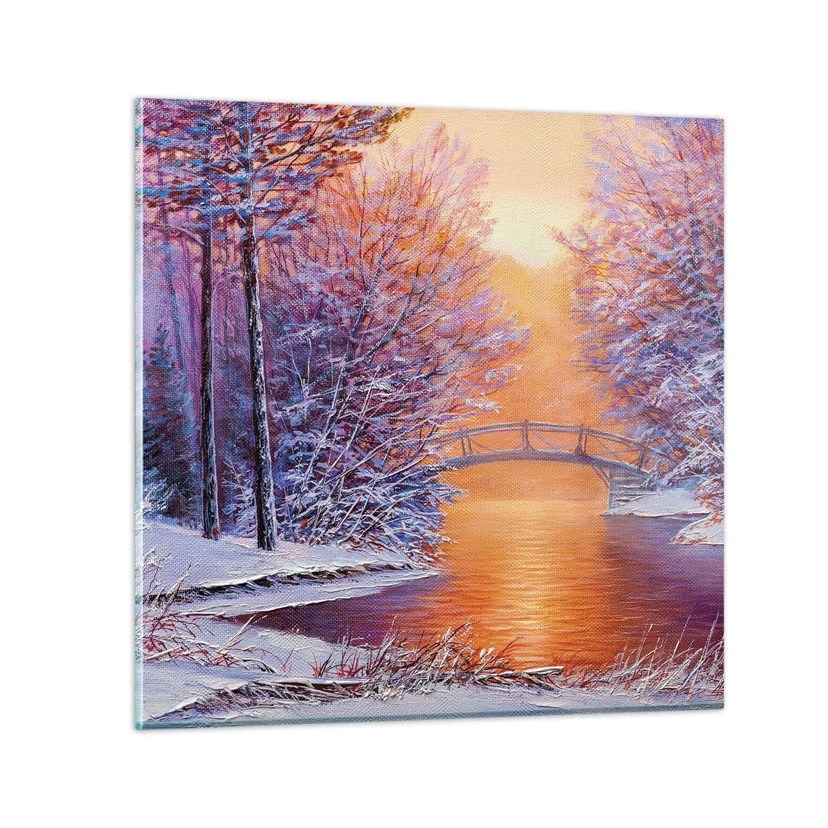 Tablou pe sticlă - Hai să ne întâlnim aici - 50x50 cm