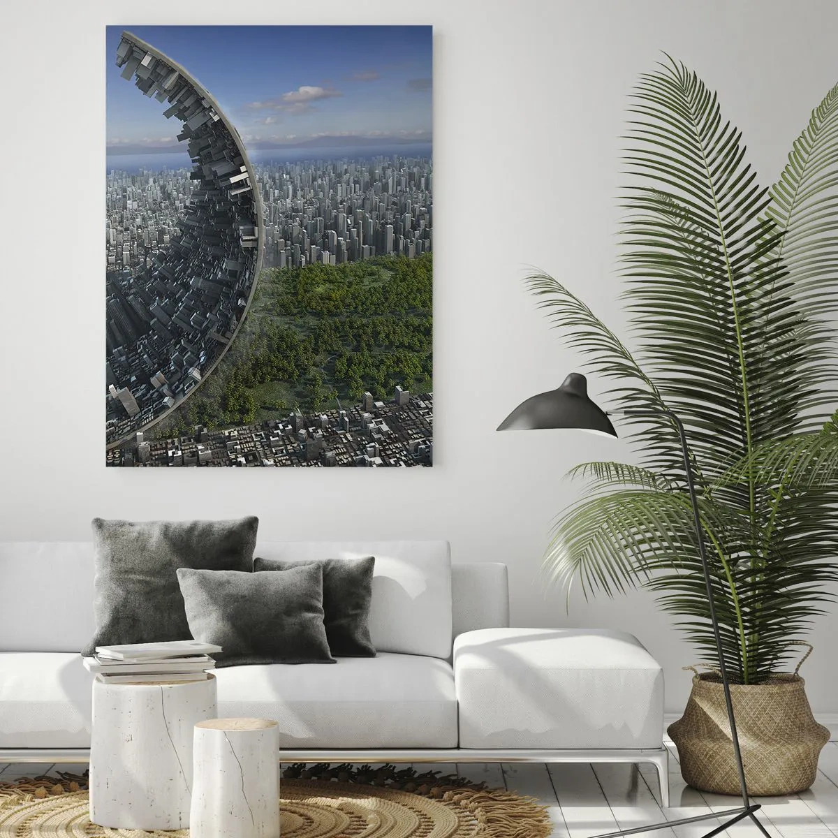 Tablou pe sticlă - Natura este eternă - 50x70 cm