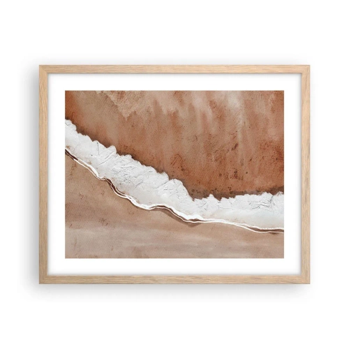 Poster în ramă de stejar deschis - În culorile pământului - 50x40 cm