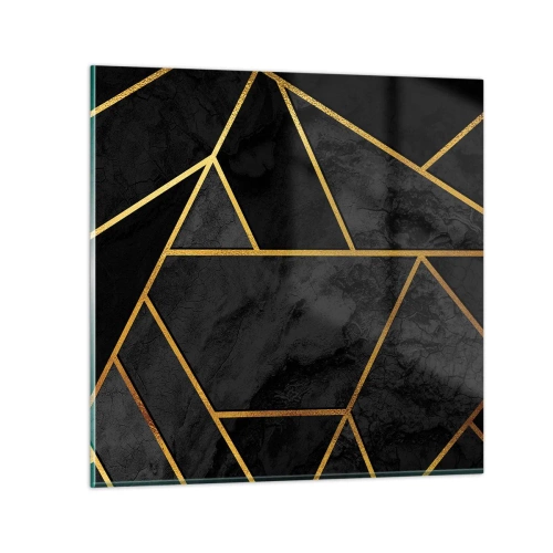 Tablou pe sticlă - Întuneric și lumină - 30x30 cm