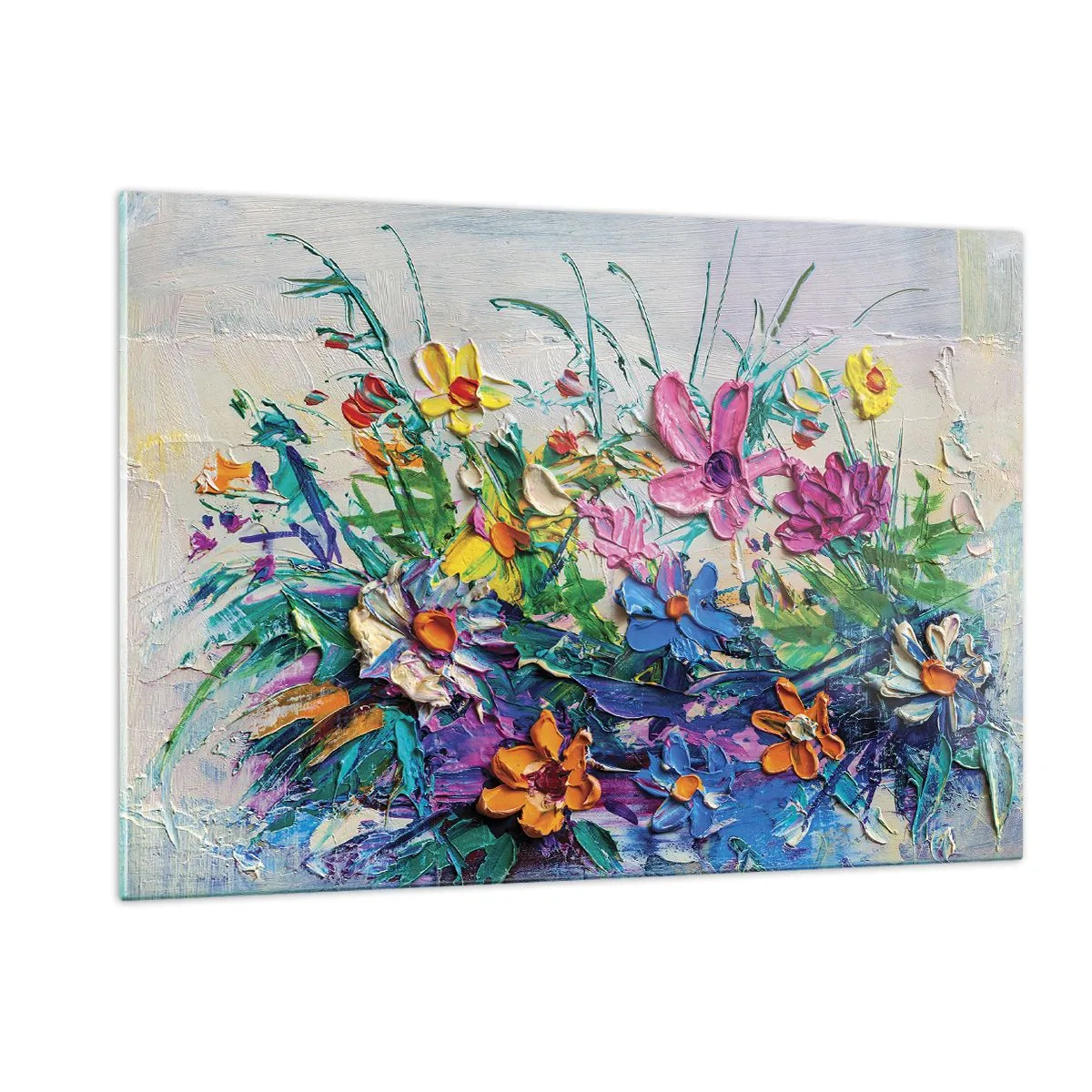 Tablou pe sticlă - Nu este deloc o natură moartă - 120x80 cm