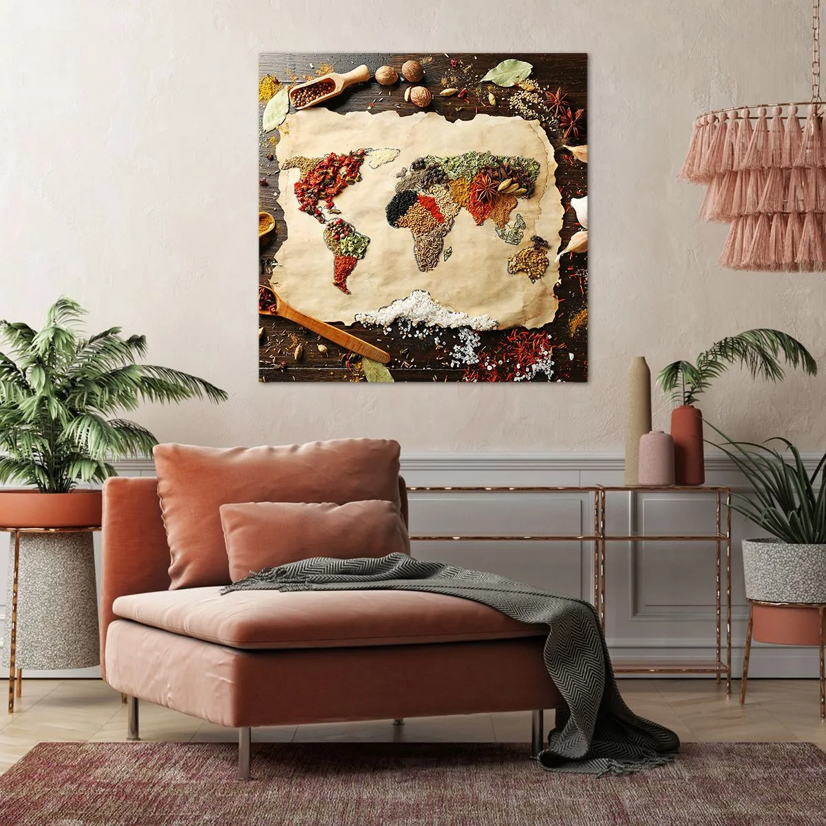Tablou pe pânză - Toate gusturile lumii - 40x40 cm