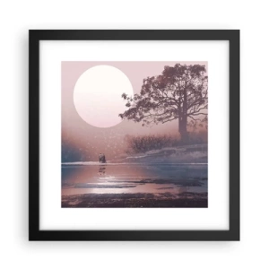 Poster în ramă neagră - Minuni nocturne - 30x30 cm