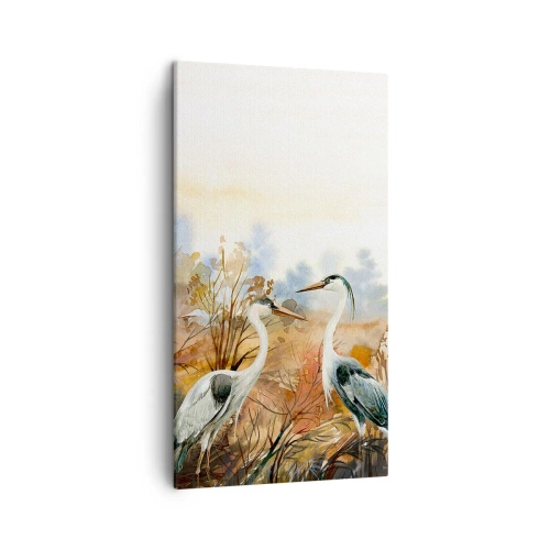Tablou pe pânză - Încotro în toamnă? - 45x80 cm