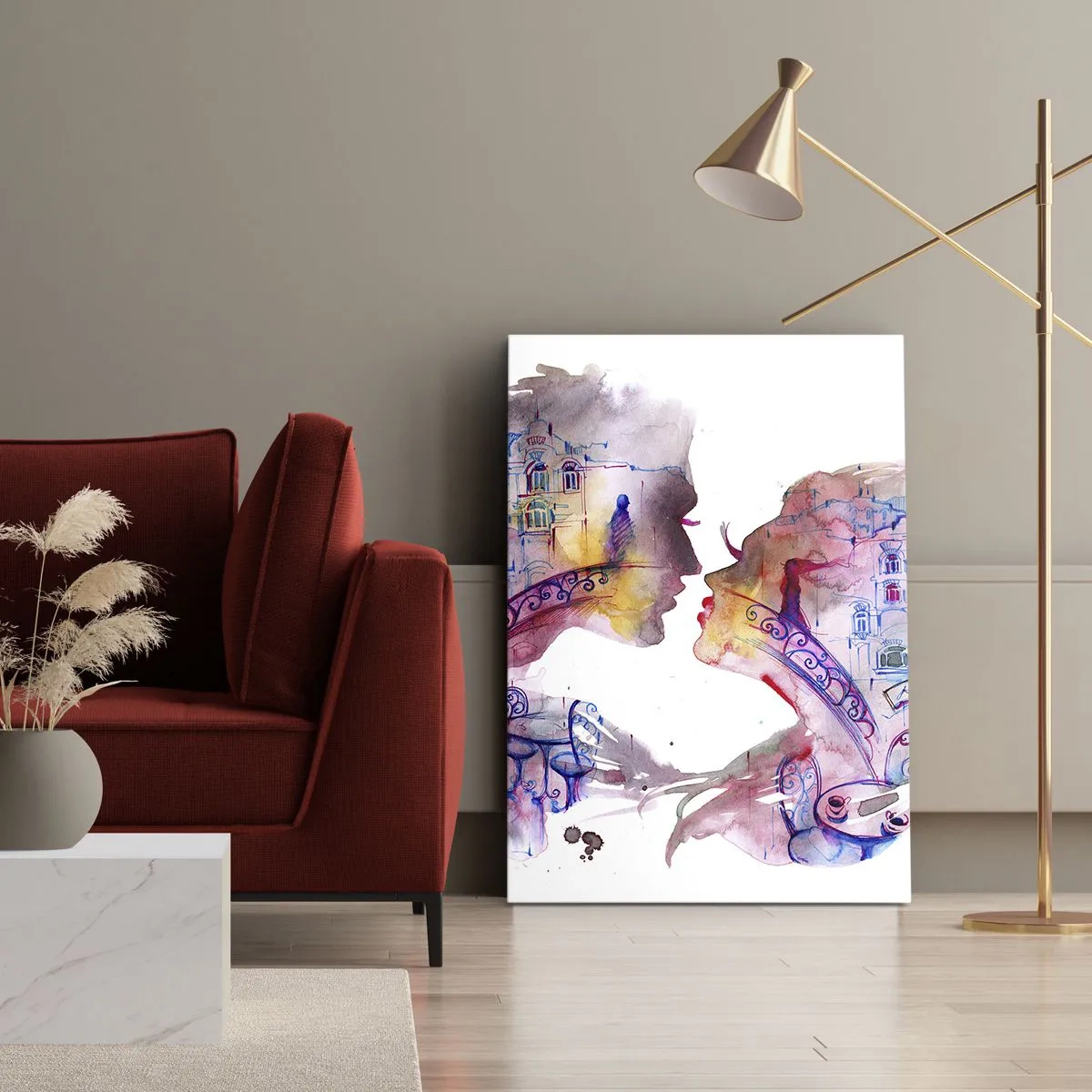 Tablou pe pânză - Podul secret al suspinelor - 80x120 cm