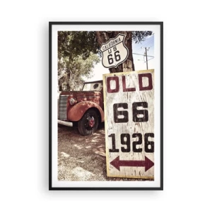 Poster în ramă neagră - O legendă provincială americană - 61x91 cm