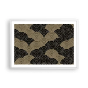 Poster în ramă albă - Unitate în multiplicitate - 70x50 cm