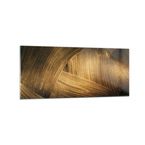 Tablou pe sticlă - Într-un labirint de aur - 120x50 cm