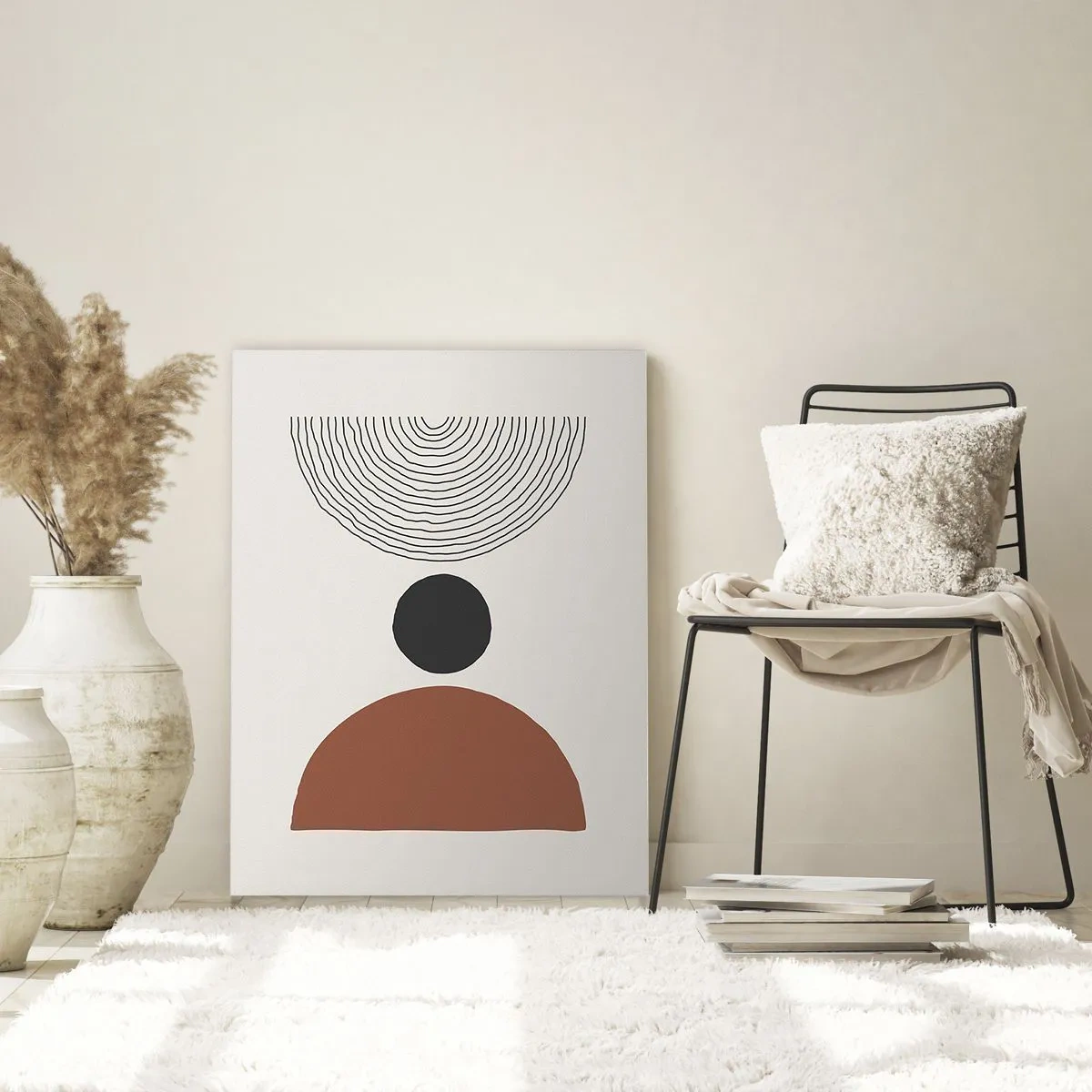 Tablou pe sticlă - În centrul atenției - 70x100 cm