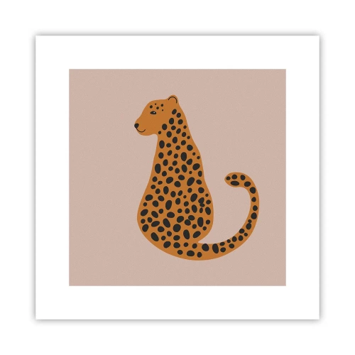 Poster - Modelul leopard este tot timpul la modă - 30x30 cm