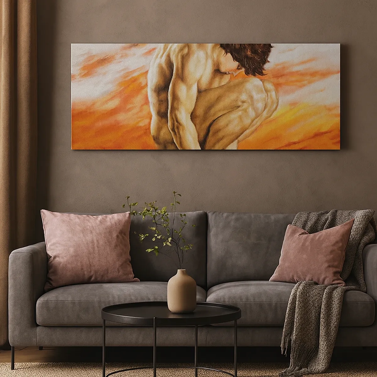 Tablou pe pânză - Ascultându-se pe sine - 30x30 cm