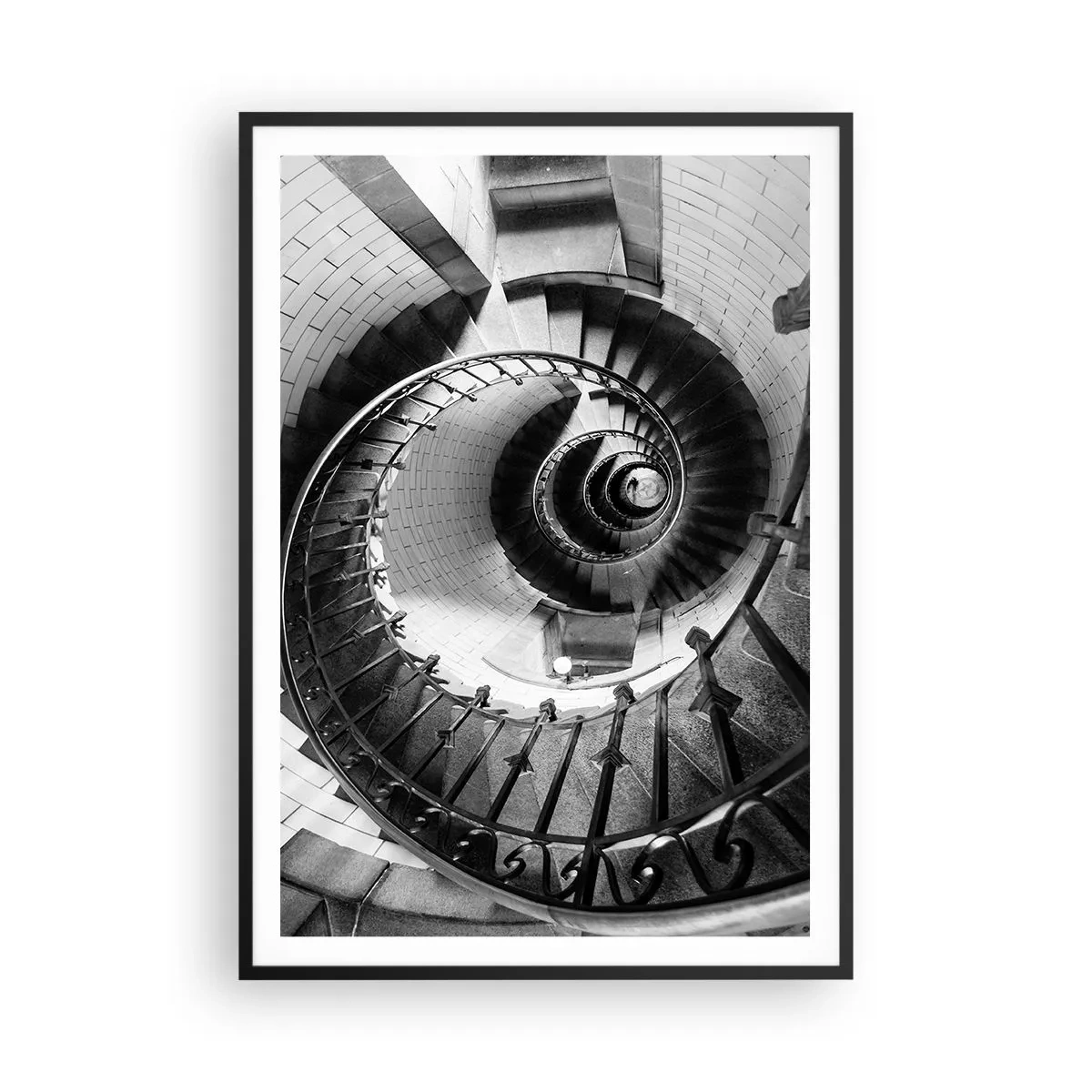 Poster în ramă neagră - Din ce în ce mai sus - 70x100 cm