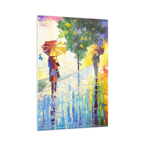 Tablou pe sticlă - Și totul este clar - 80x120 cm