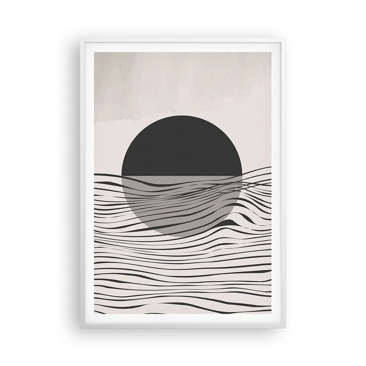 Poster în ramă albă - Semicompunere - 70x100 cm