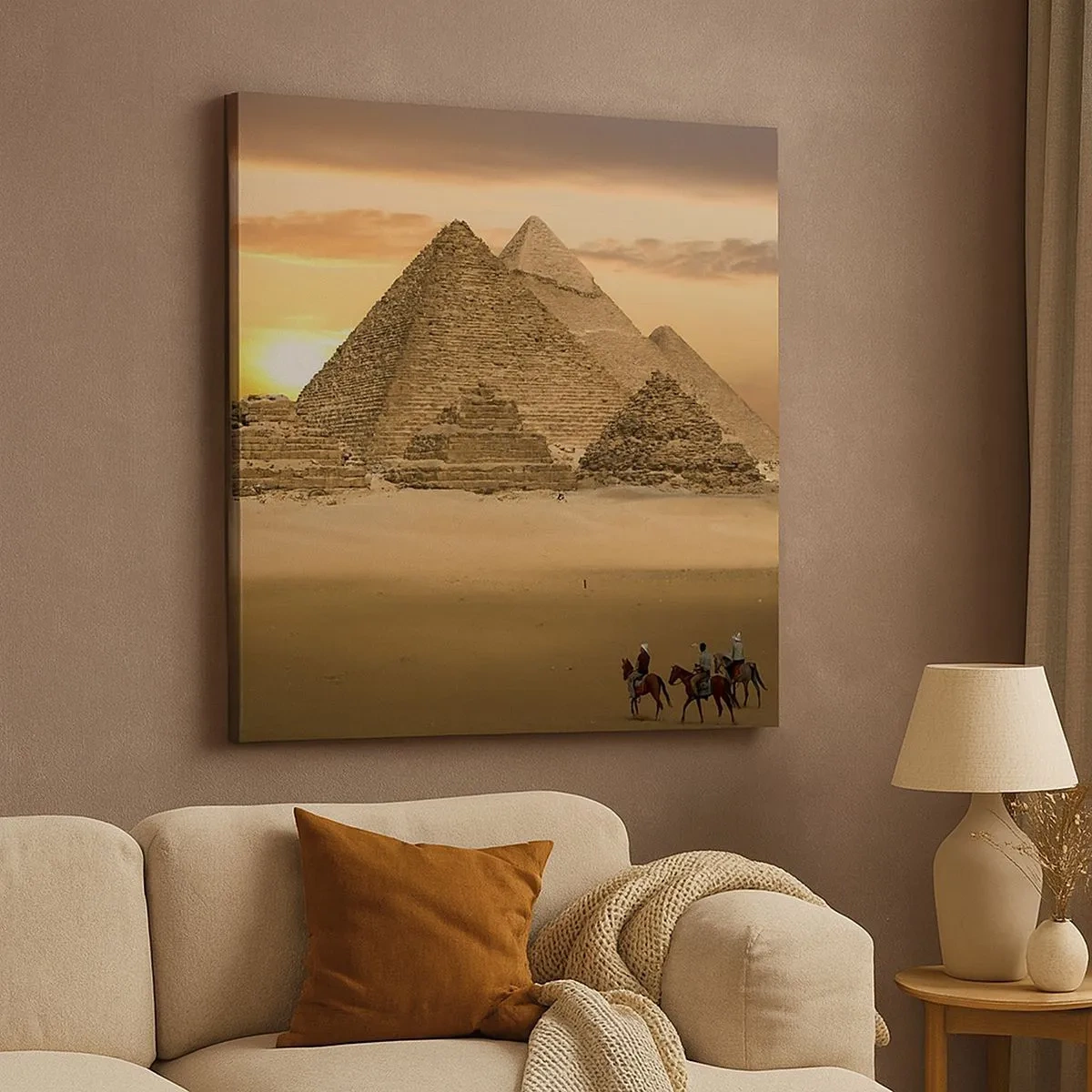 Tablou pe pânză - Neschimbat de mii de ani - 30x30 cm