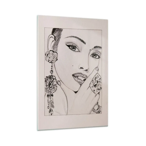 Tablou pe sticlă - Cea mai frumoasă bijuterie - 70x100 cm