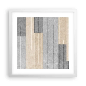 Poster în ramă albă - Compoziție: în poziție verticală - 40x40 cm