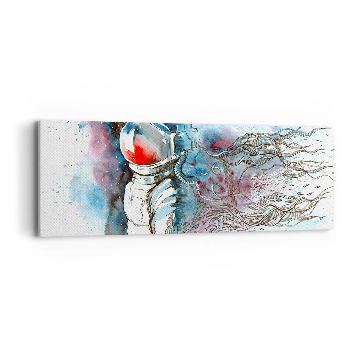 Tablou pe pânză - Singur cu cosmosul - 90x30 cm