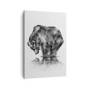 Tablou pe pânză - Mă bucur să văd pe cineva apropiat - 70x100 cm