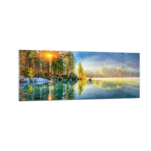 Tablou pe sticlă - Maiestate și dulceață - 140x50 cm