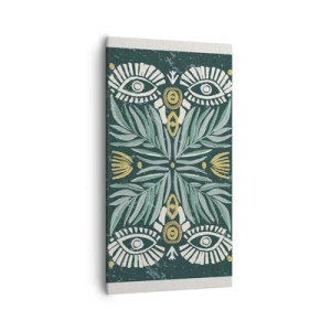 Tablou pe pânză - Ca un decupaj folcloric - 55x100 cm