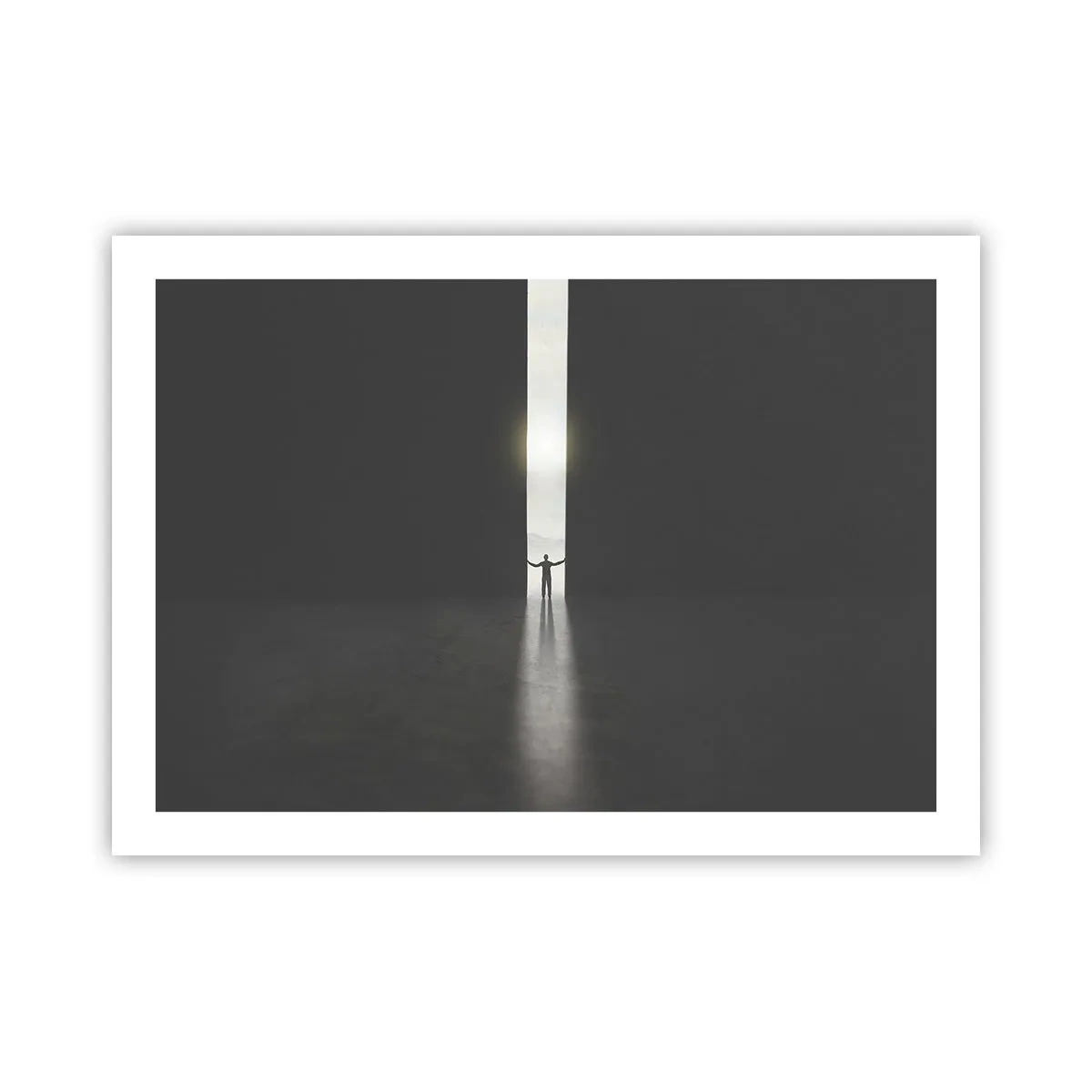 Poster - Un pas spre un viitor luminos - 70x50 cm