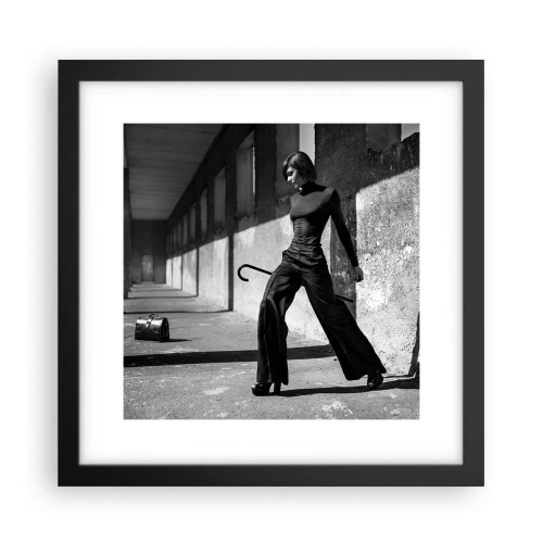 Poster în ramă neagră - Eleganță urbană - 30x30 cm