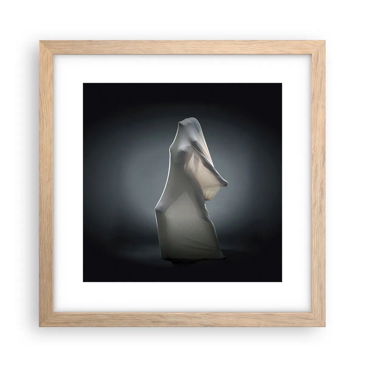 Poster în ramă de stejar deschis - Dorințe ascunse - 30x30 cm