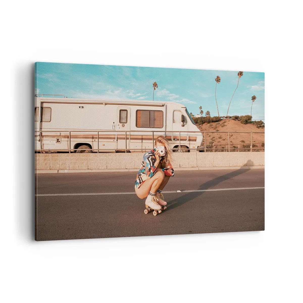 Tablou pe pânză - Zâmbiți, vă rog! - 120x80 cm