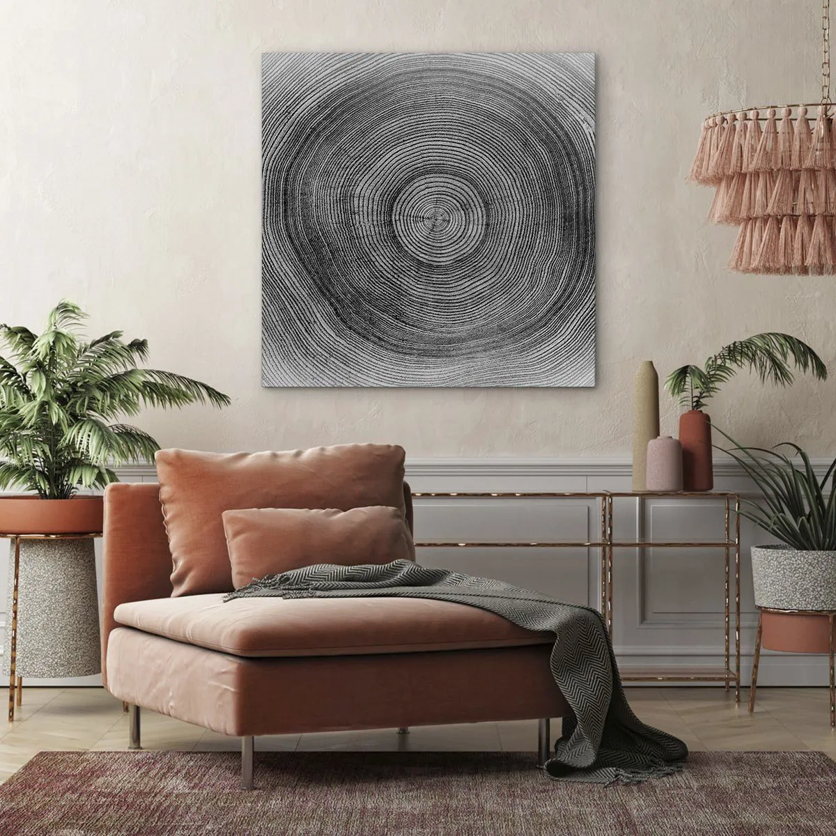 Tablou pe pânză - Un semn al vremurilor - 70x70 cm