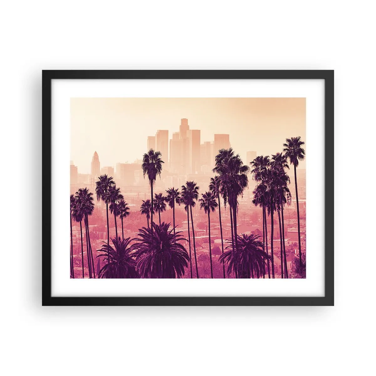 Poster în ramă neagră - Peisaj din California - 50x40 cm