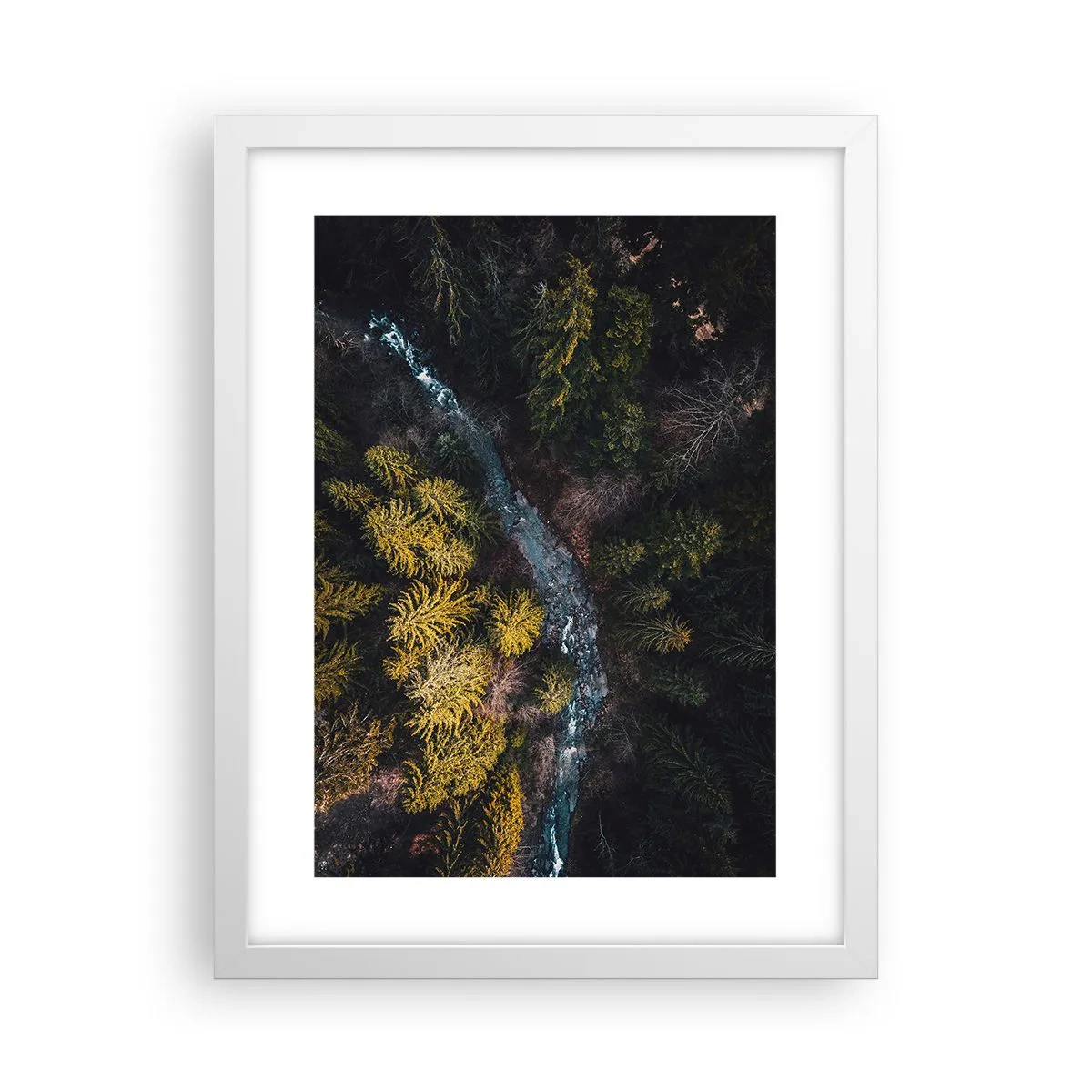 Poster în ramă albă - Rapid și mai rapid - 30x40 cm