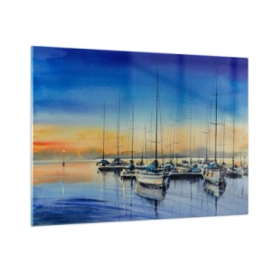Tablou pe sticlă - Sfârșitul unei zile bune - 100x70 cm