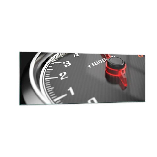 Tablou pe sticlă - Bag-o în viteză! - 140x50 cm