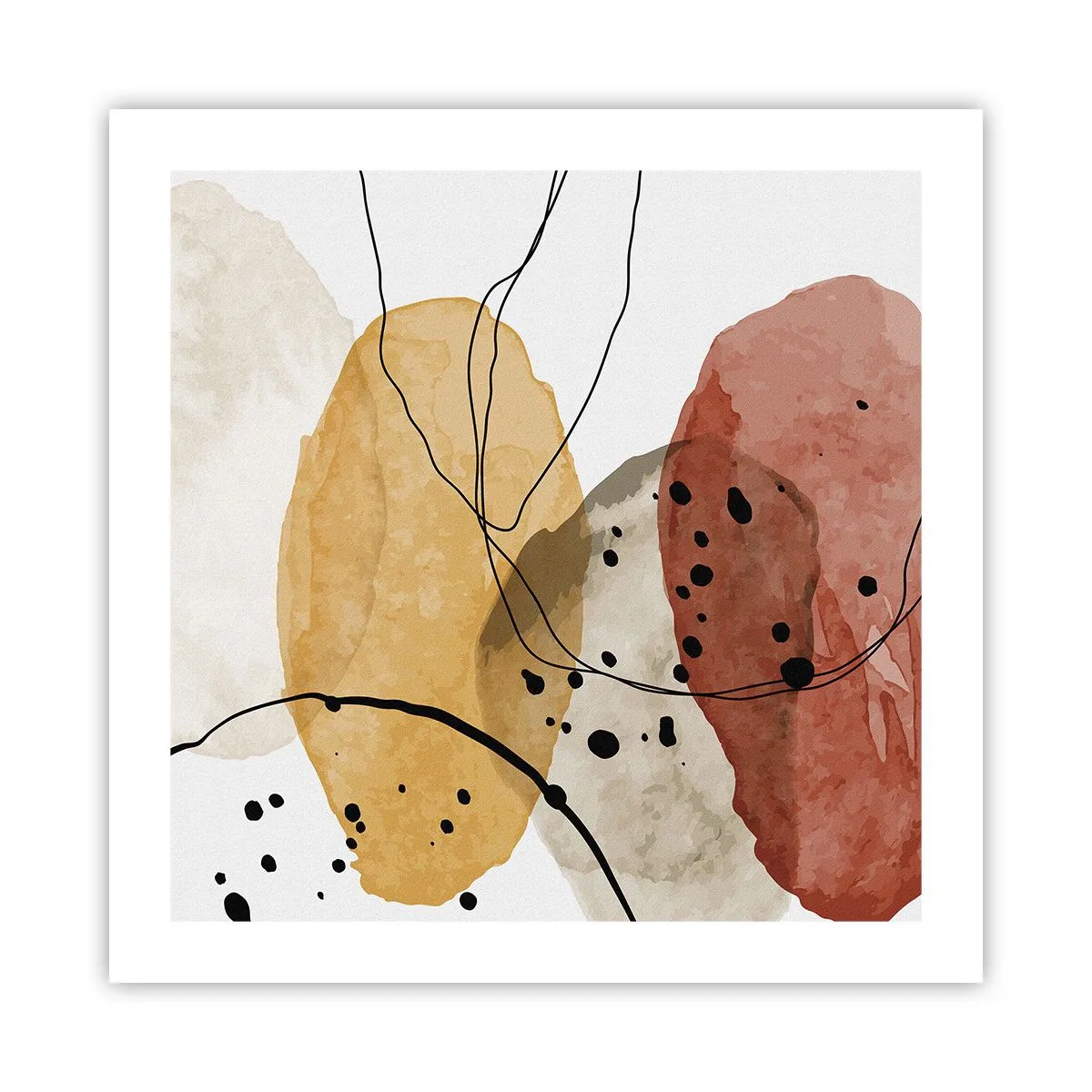 Poster - Ca aerul, limpezi și ușoare - 50x50 cm