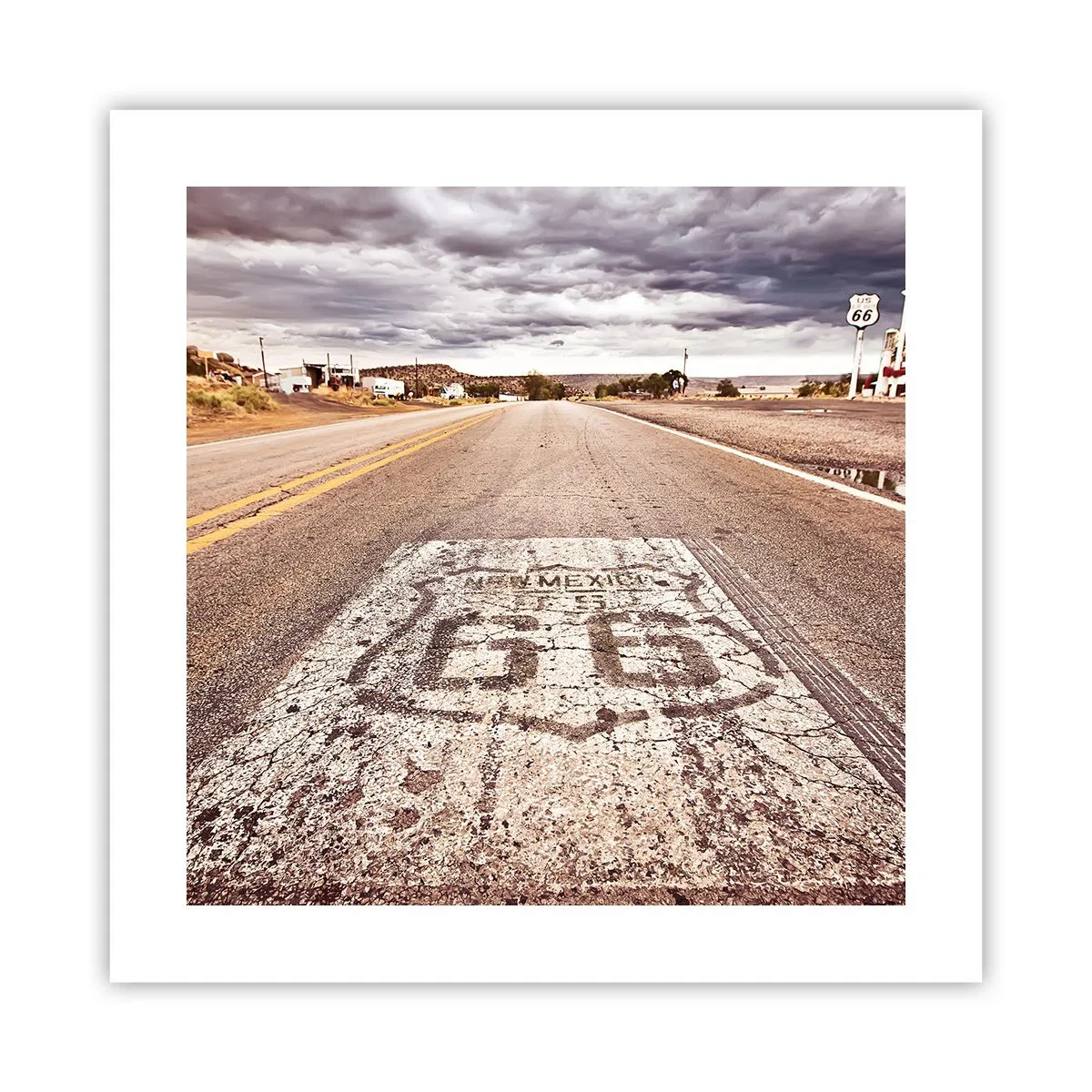 Poster - Mother Road - o legendă americană - 40x40 cm