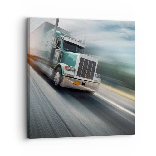 Tablou pe pânză - Gigant american în mișcare - 30x30 cm