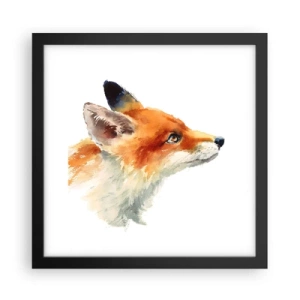 Poster în ramă neagră - Nu poți fi niciodată prea atent - 30x30 cm