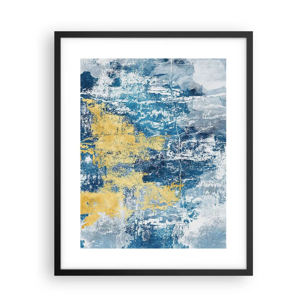 Poster în ramă neagră - Abstracție de vreme - 40x50 cm