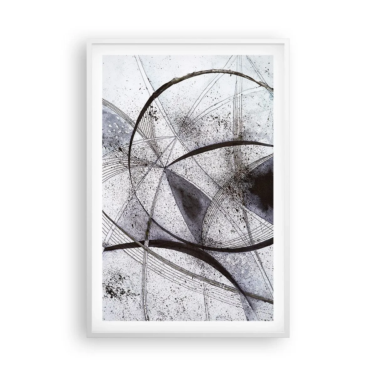 Poster în ramă albă - O fantezie futuristă - 61x91 cm