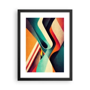 Poster în ramă neagră - Compoziție intensă - 30x40 cm