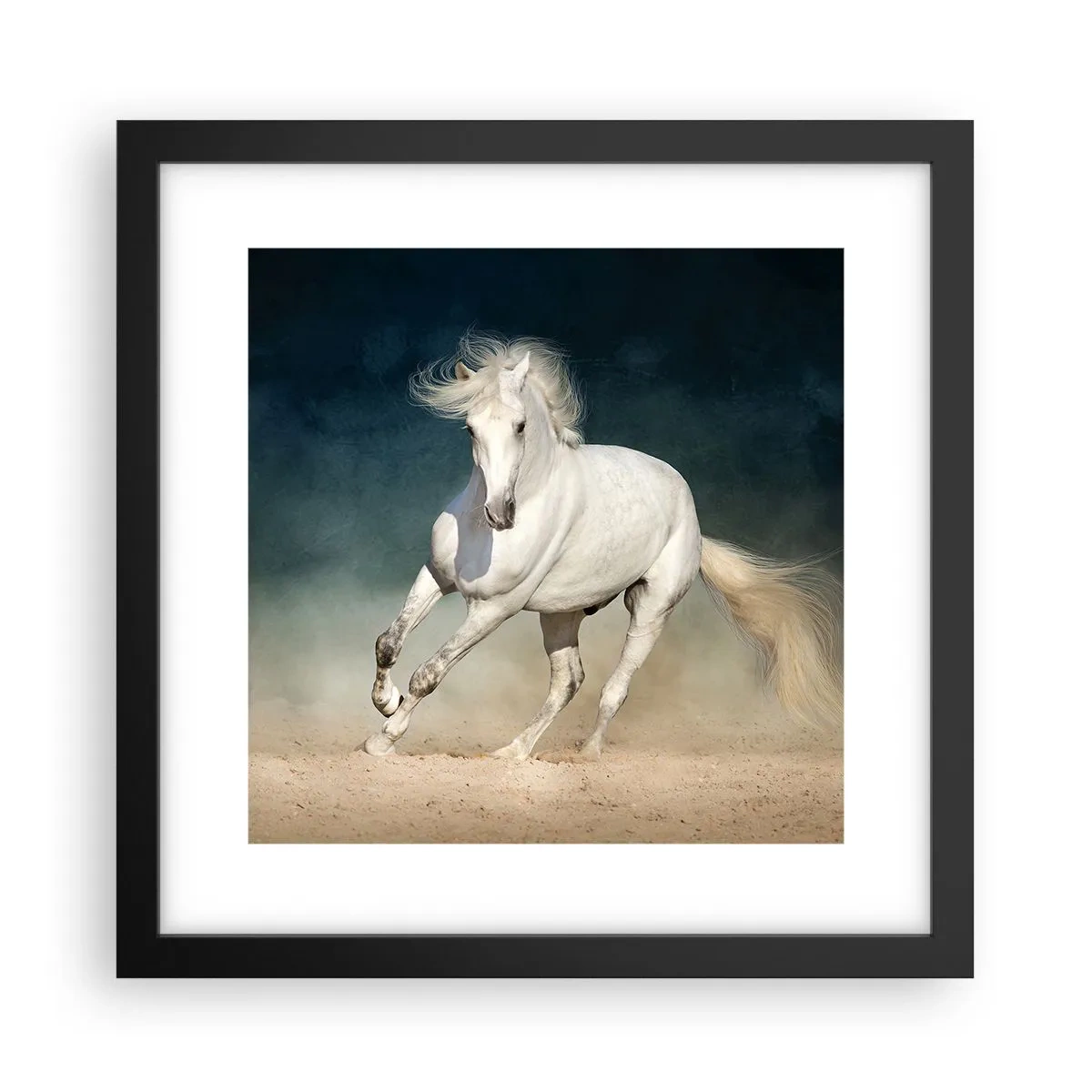 Poster în ramă neagră - Libertate în stare pură - 30x30 cm