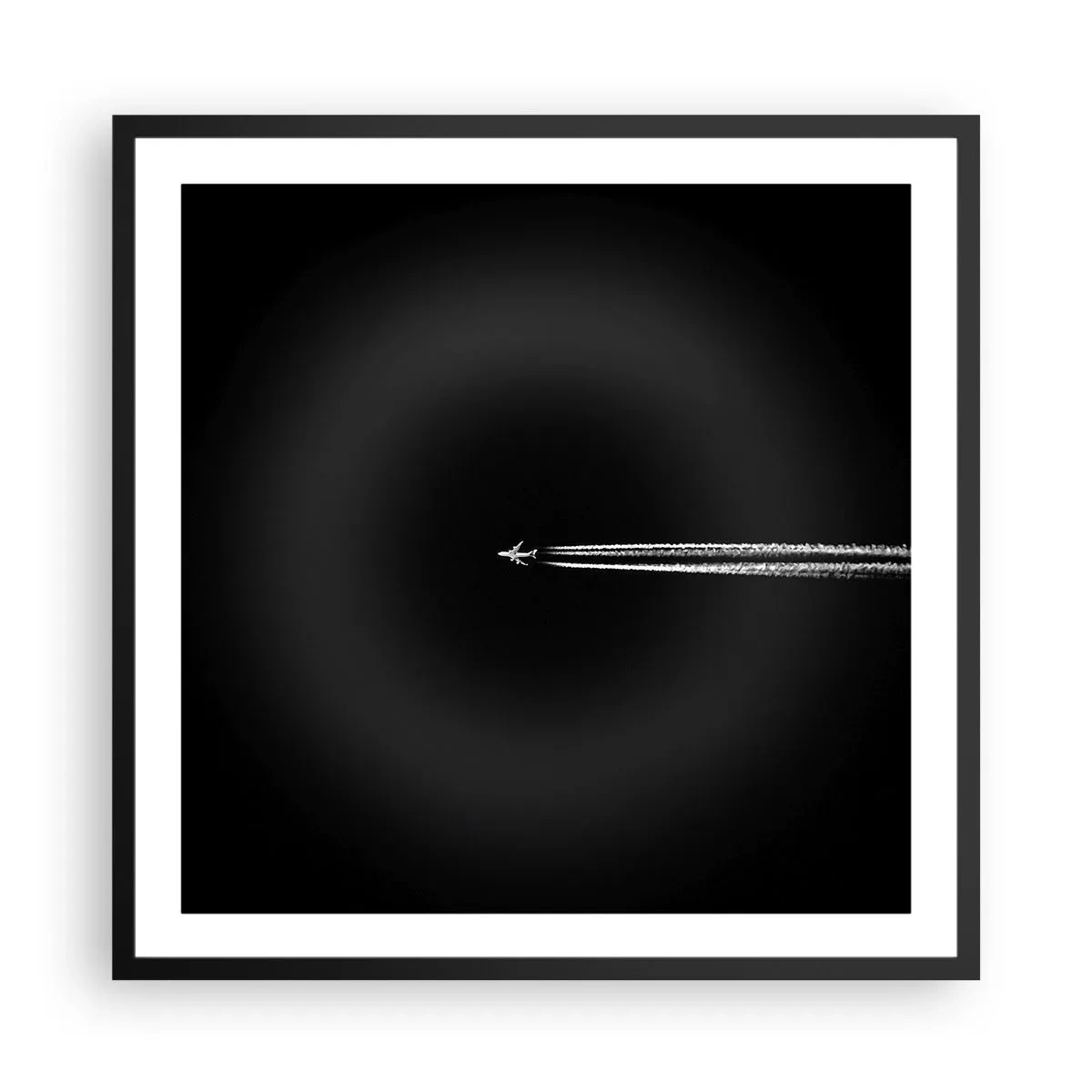 Poster în ramă neagră - Într-o altă dimensiune - 60x60 cm