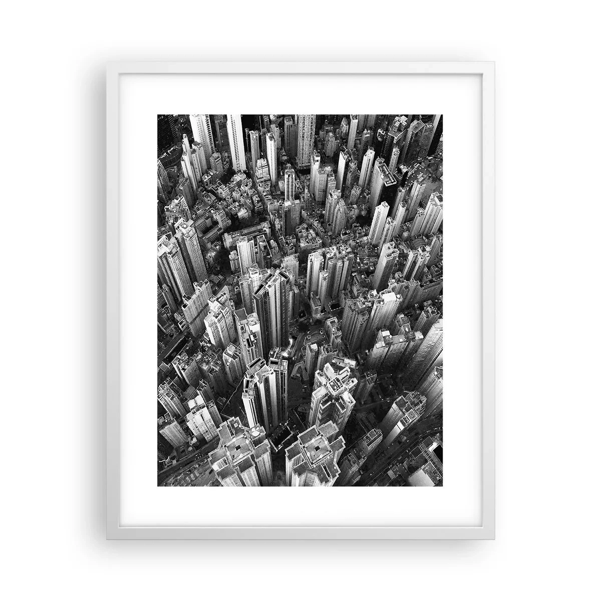 Poster în ramă albă - Din ce în ce mai sus - 40x50 cm