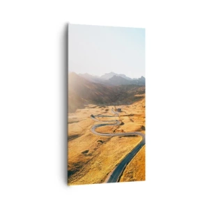 Tablou pe pânză - Într-o vale de aur - 65x120 cm